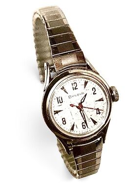 Vintage 1960s Women’s Authentic Bulova Sea King Manual-Wind Model Wristwatch